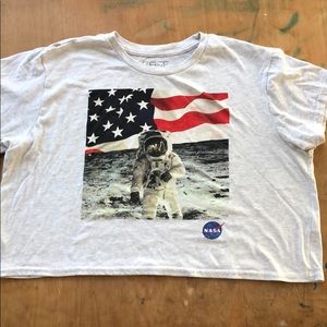 NASA Crop Tee 2xl